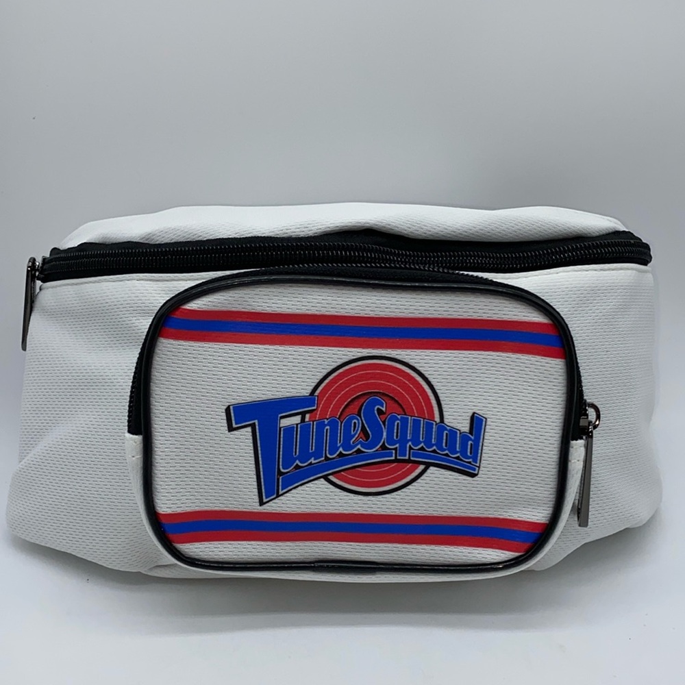 Buckle-Down Space Jam Tune Squad Fanny Pack Waist Travel Bag Pouch White